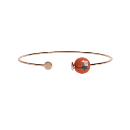Jonc or rose, "Muse Hermès" Orange