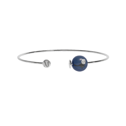 Jonc or blanc, "Muse Nyx" bleu marine