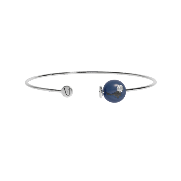 Jonc or blanc, "Muse Nyx" bleu marine